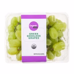Fresh Organic Green Seedless Grapes